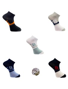 PeSaiL Kotníkové ponožky BB ( 5 párů )
