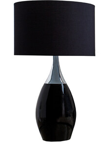 Moebel Living Černá stolní lampa Elegien 60 cm