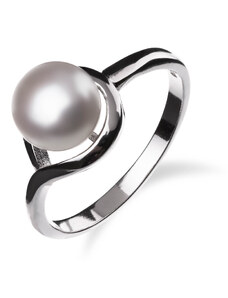 Stříbrný prsten s perlou - Meucci SP80R