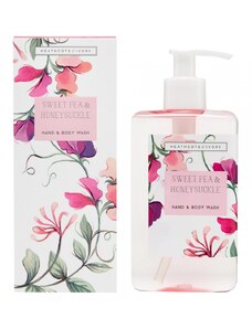 Heathcote & Ivory Ltd. Mycí gel na ruce a tělo - Sweet Pea & Honeysuckle, 250ml