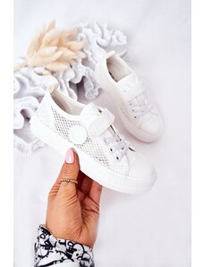 BIG STAR SHOES Children's Sneakers With Mesh BIG STAR HH374014 White