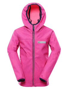 Dětská softshellová bunda Alpine Pro NOOTKO 11 - růžová