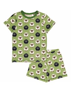 Dětské pyžamo s krátkým rukávem Sheep z biobavlny BIO MAXOMORRA Velikost 110/116