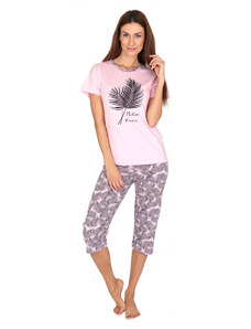 Evona Alma Dámské letní pyžamo růžové