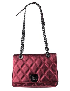 Kožená kabelka crossbody Pierre Cardin 4216 Rossa Laminato červená