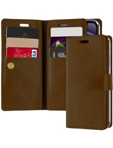 Knížkové pouzdro na iPhone 12 mini - Mercury, Mansoor Diary Brown