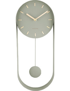 KARLSSON Designové kyvadlové nástěnné hodiny 5822DG Karlsson 50cm