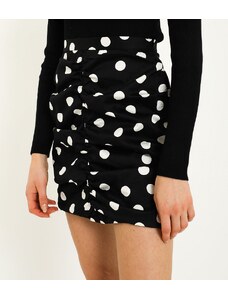 Dámská černá sukně s puntíky Pimkie