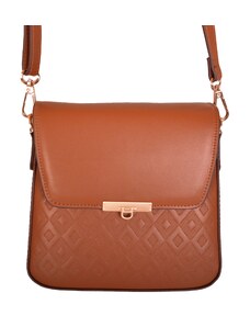 Aaryans Dámská crossbody kabelka X035 Hnědá