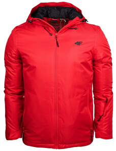 4F pánské lyžařská bunda s kapucí na zip H4Z19 KUMN001 62S