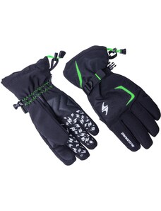lyžařské rukavice BLIZZARD Reflex ski gloves, black/green Velikost 9