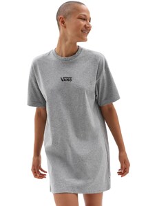 vans Dámské šaty center vee tee dress cement heather