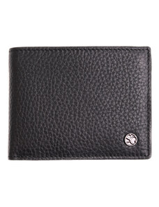Pánská kožená peněženka Segali 725 166 2071 černá + šedý vnitřek