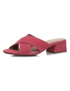 Růžové dámské pantofle na podpatku | 230 kousků - GLAMI.cz