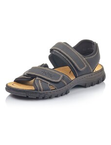 Pánské sandály RIEKER 25051-01 BLACK F/S4 černá