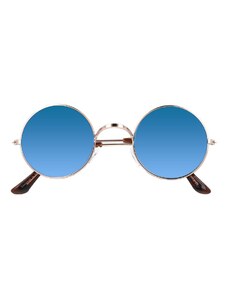 Sunmania Modré zrcadlové brýle Lenonky