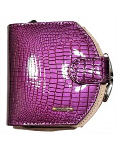 Dámská kožená peněženka podkova violet