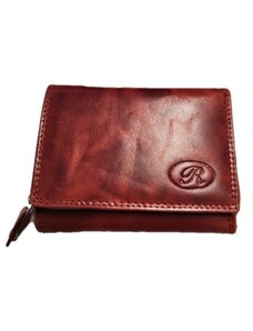 Kožená malá peněženka R RED