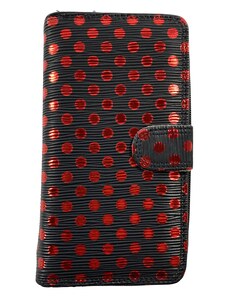 Swifts Dámská peněženka s puntíky červená 9185