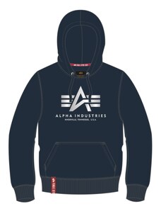 Alpha Industries Basic Hoody Reflective Print (repl.blue) M