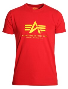 Alpha Industries Basic T Speed Red M