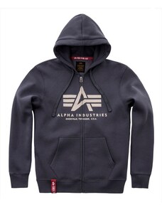 Alpha Industries Basic Hoody zip (greyblack) S