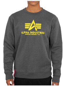 Alpha Industries pánská mikina Basic Sweater (charcoal h.) XL