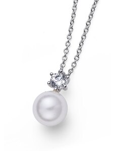 Přívěsek Oliver Weber se Swarovski krystaly Focus RH CZ white pearl