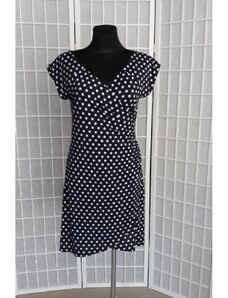 Dámské šaty zavinovaní šaty s puntíky L&S Fashion 580