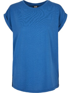 Urban Classics Dámské tričko s krátkým rukávem URBAN CLASSICS (TB771) Sportovní modrá XS