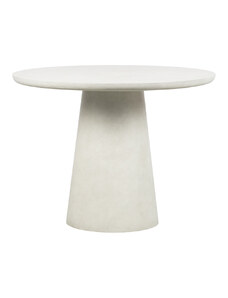 Hoorns Bílý kulatý jídelní stůl Danom Ø100 cm
