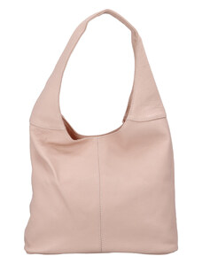 Dámská kožená kabelka přes rameno růžová - ItalY SkyFull růžová