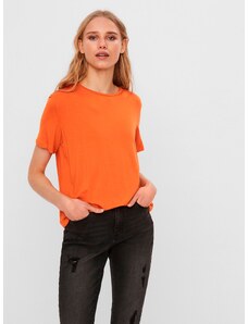 AWARE by VERO MODA Oranžové tričko VERO MODA Ava - Dámské