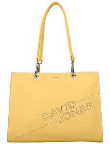 David Jones žlutá kabelka shopperka LASER LOGO 6223