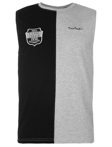 pánské tričko, tílko PIERRE CARDIN - GREY M/BLACK - XL
