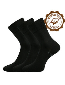 Lonka ponožky Bioban BIO bavlna černá 3 pár