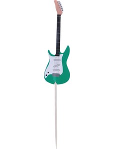 Zápich do dortu - Elektrická kytara - Zelená