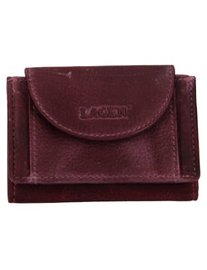 Lagen Dámská kožená peněženka W-22030/D plum (malá peněženka)