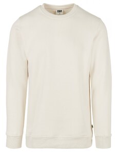 URBAN CLASSICS Organic Basic Crew - whitesand