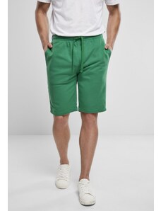 URBAN CLASSICS Basic Sweatshorts - junglegreen