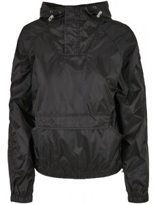 Černá dámská jarní/podzimní bunda Urban Classics Transparent Light Pull Over