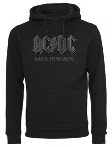 MERCHCODE Mikina ACDC Back In Black Hoody