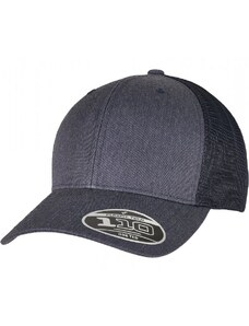 URBAN CLASSICS 110 Flexfit Melange Trucker - heather/navy