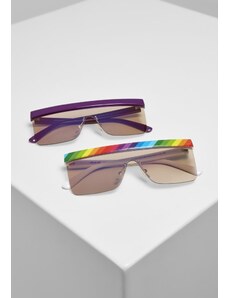 URBAN CLASSICS Pride Sunglasses 2-Pack