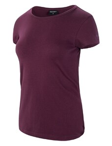 HI-TEC Lady Puro - dámské tričko s krátkým rukávem (vínové)