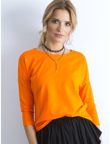 BASIC Oranžové dámské tričko -orange Oranžová