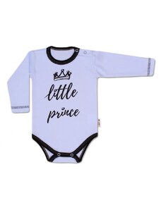 Baby Nellys Body dlouhý rukáv, Little Prince - modré