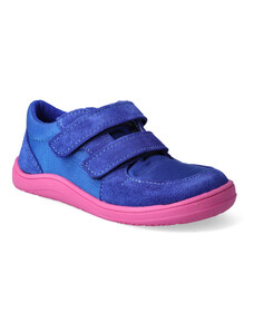 Barefoot tenisky Baby Bare - Febo Sneakers Navy/Pink