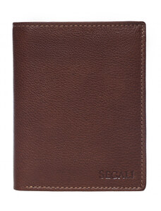 Pánská kožená peněženka SEGALI 81046 hnědá