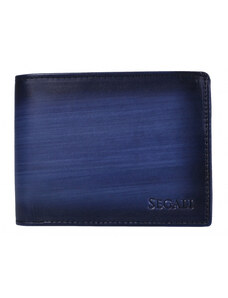 Pánská peněženka kožená SEGALI 929 204 030 modrá/černá